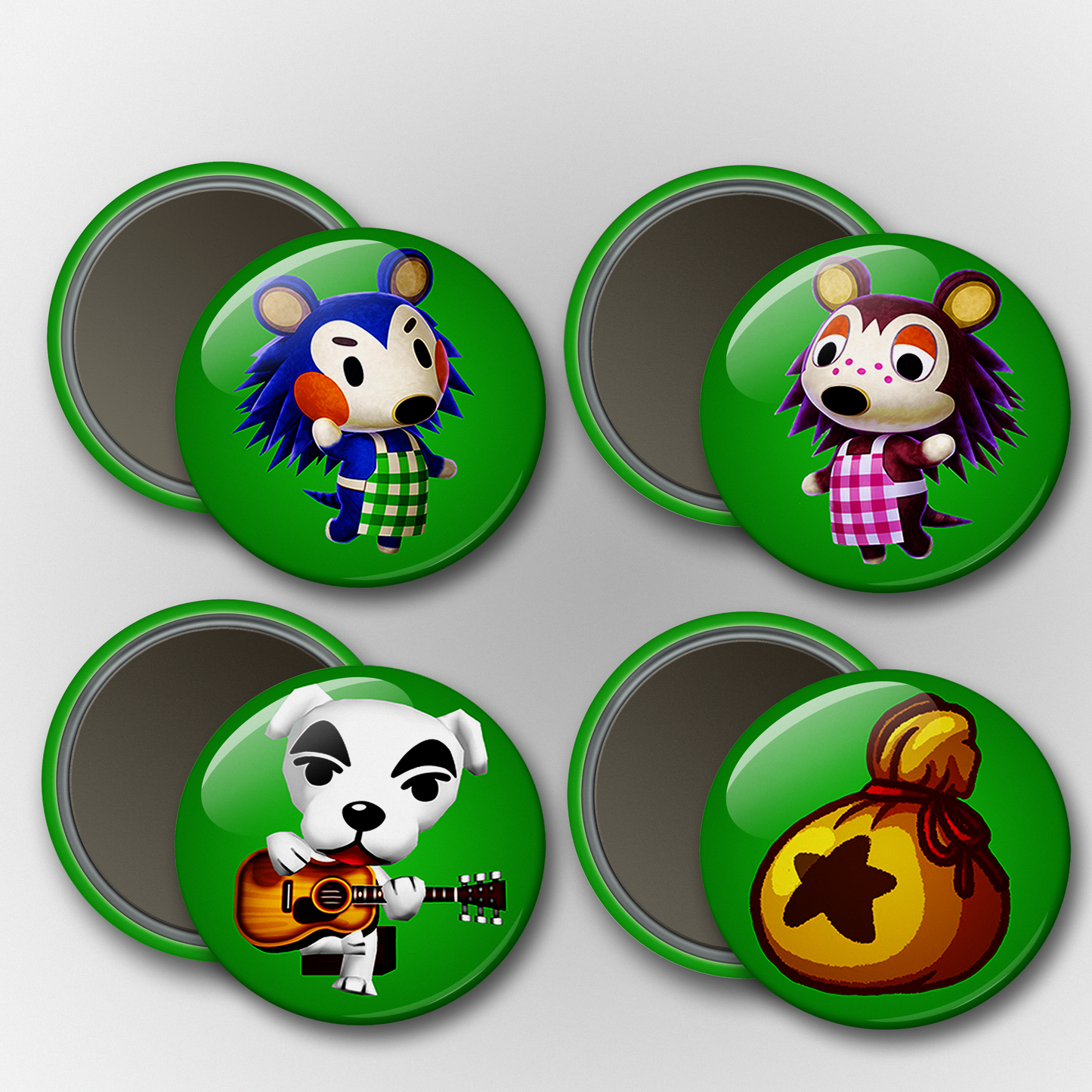 Animal Crossing v1 Pins & Magnets Set