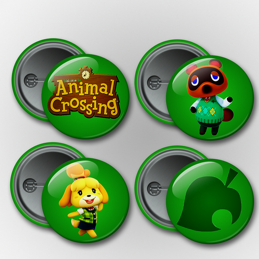 Animal Crossing v2 Pins & Magnets Set