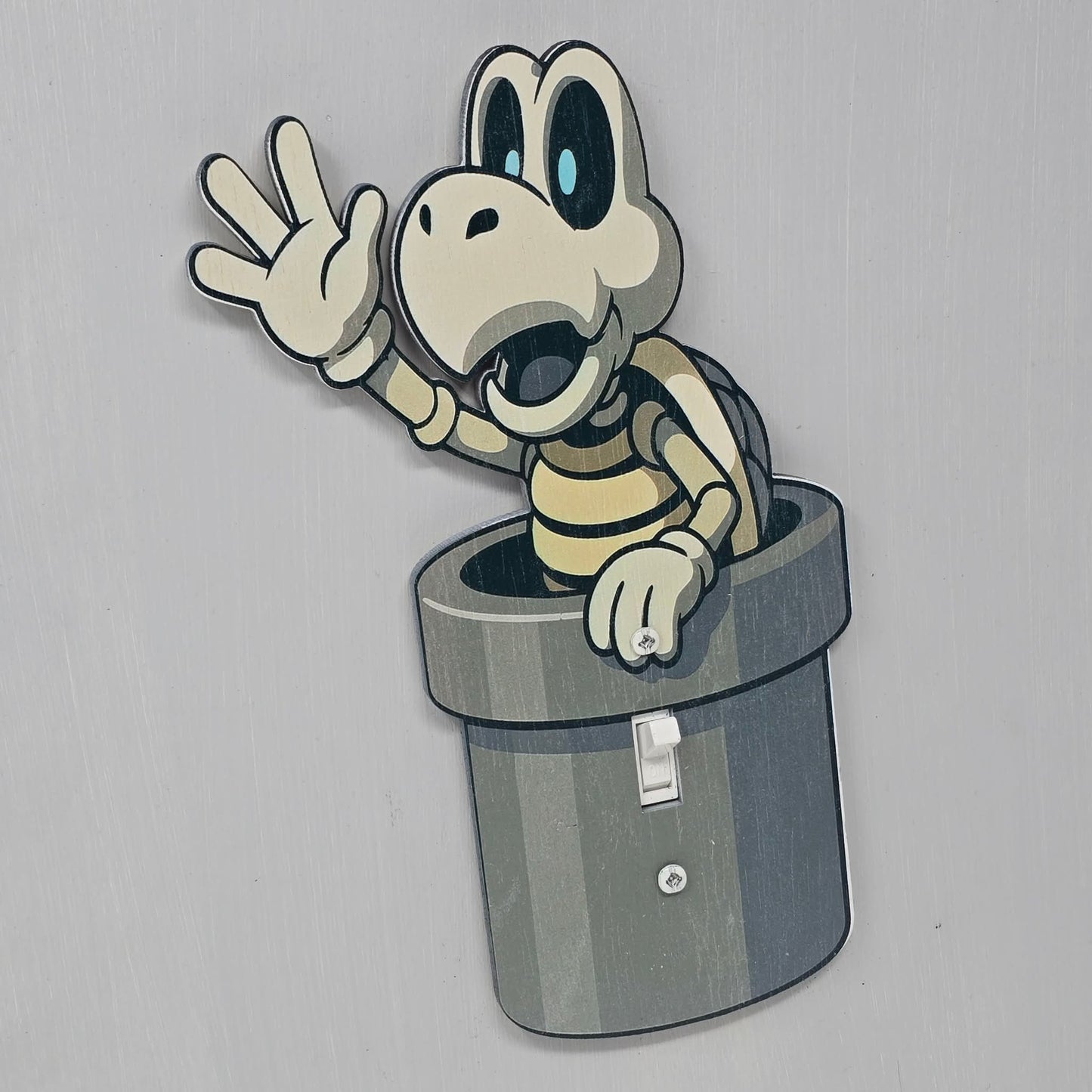 Dry Bones Pipe Light Switch Cover