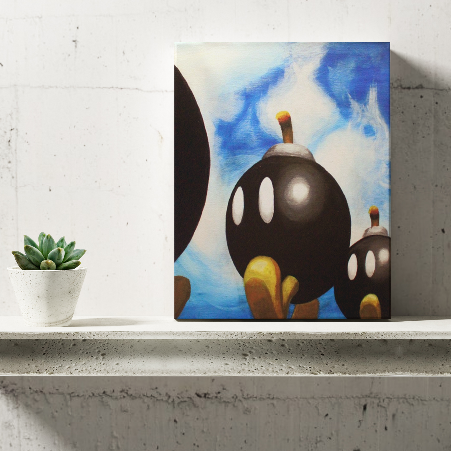 Bob-omb Battlefield Canvas Painting