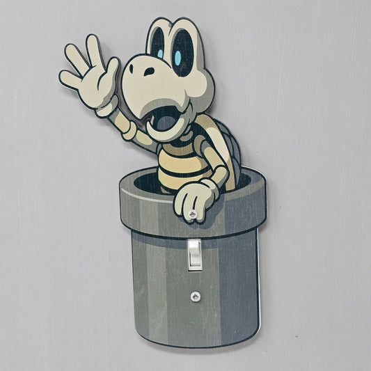 Dry Bones Pipe Light Switch Cover