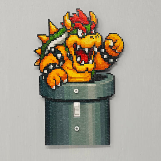 Bowser Pipe Light Switch Cover 2