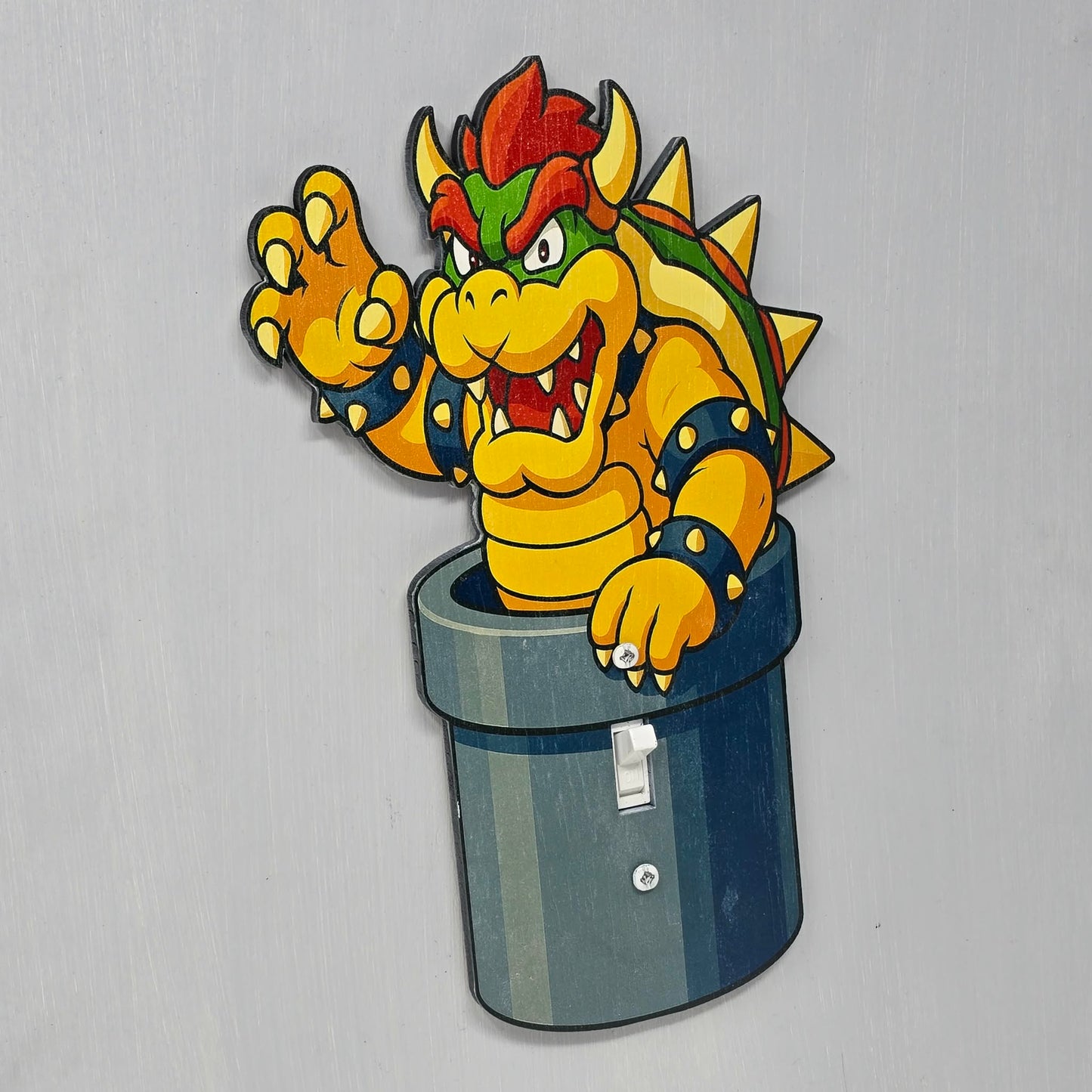 Bowser Pipe Light Switch Cover