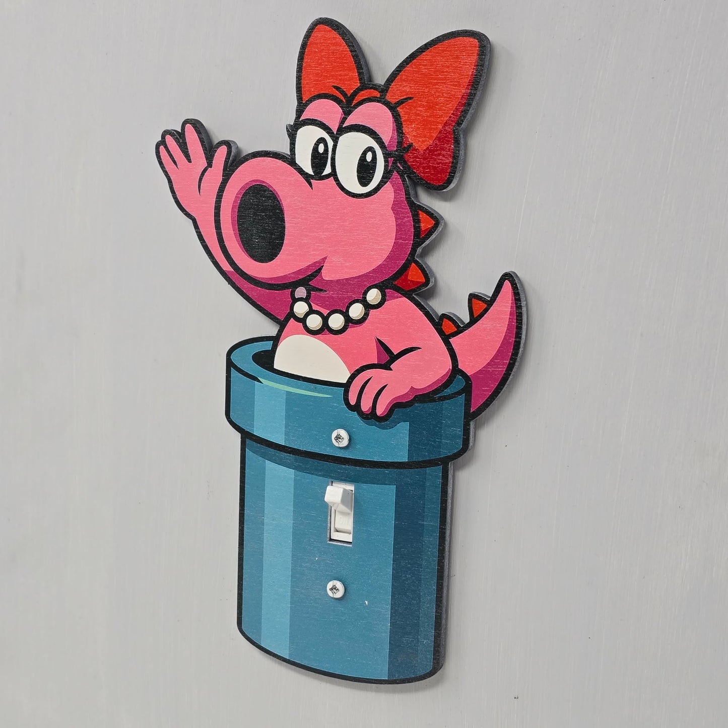 Birdo Pipe Light Switch Cover