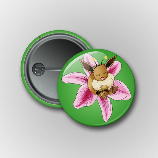 EeveeBee Green Pin/ Magnet