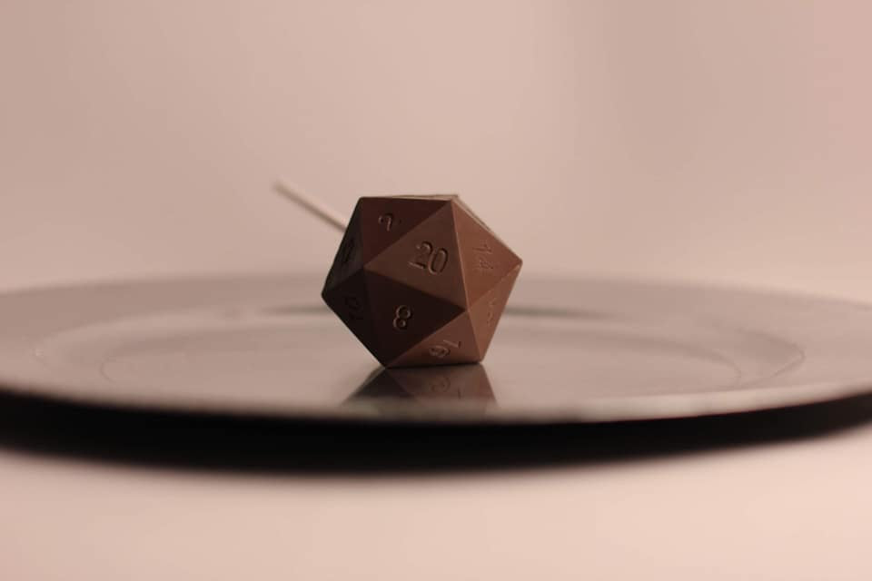 Dungeons & Dragons D20 Chocolate Pops