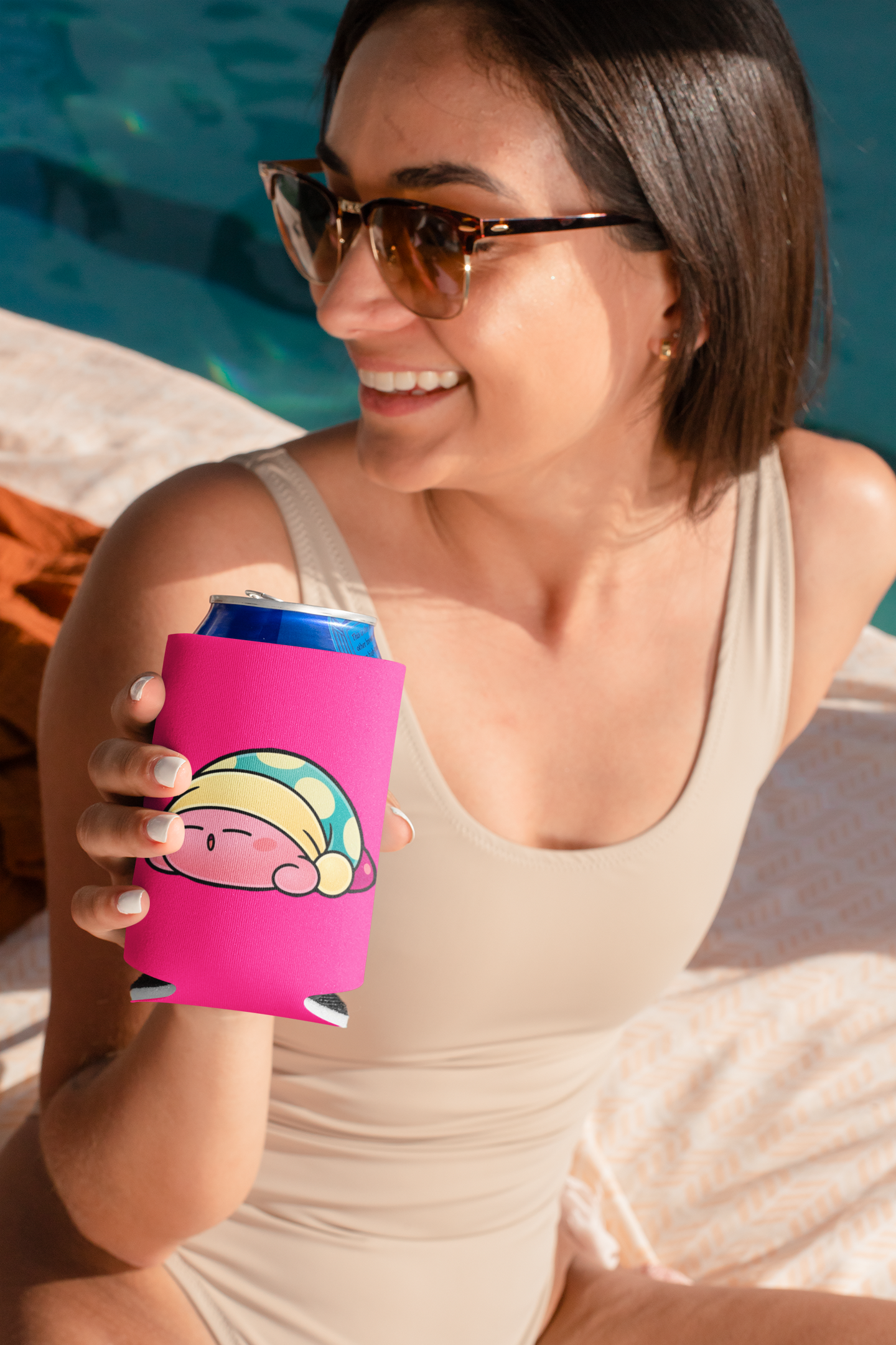 Sleeping Kirby Koozie