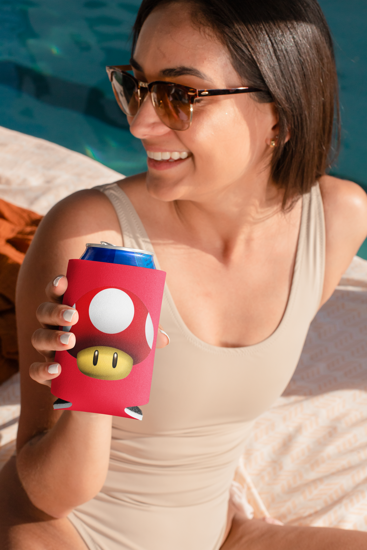 Power Up Mushroom Koozie