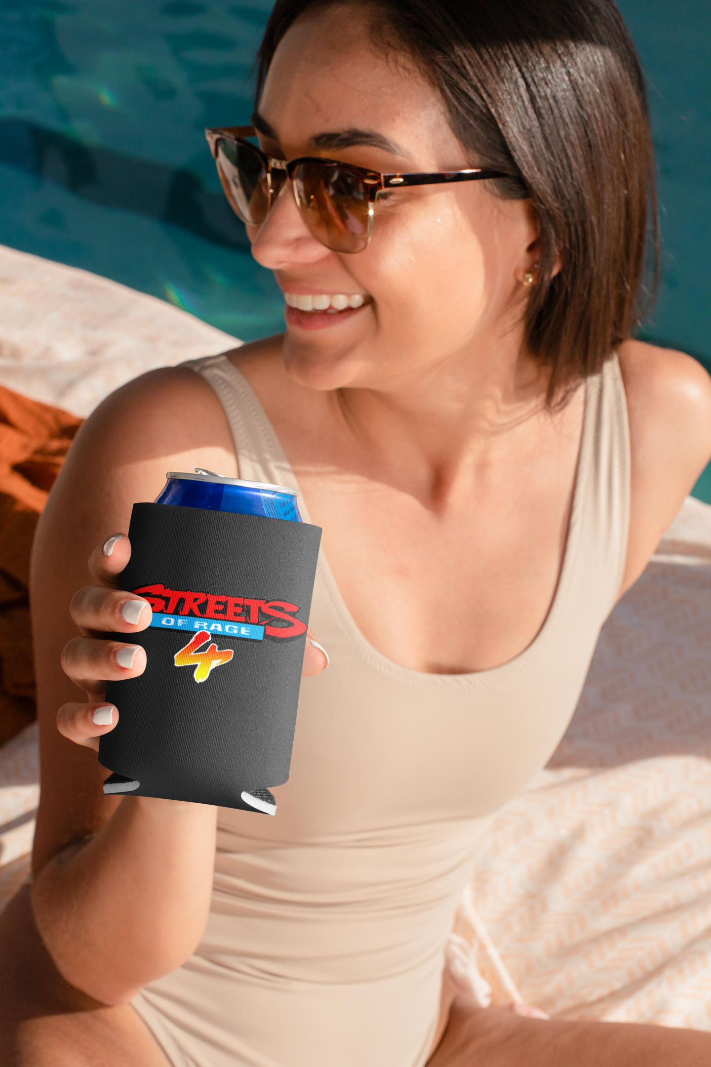 Streets of Rage 4 Title Koozie