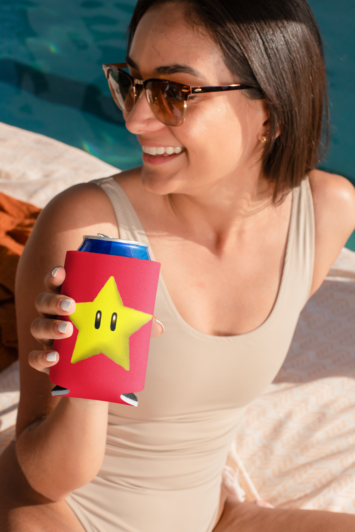 Mario Star Koozie