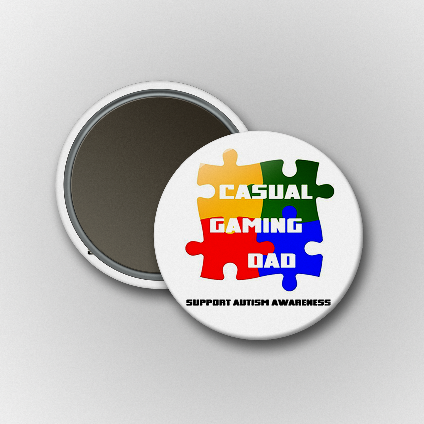 Casual Gaming Dad Pin/ Magnet