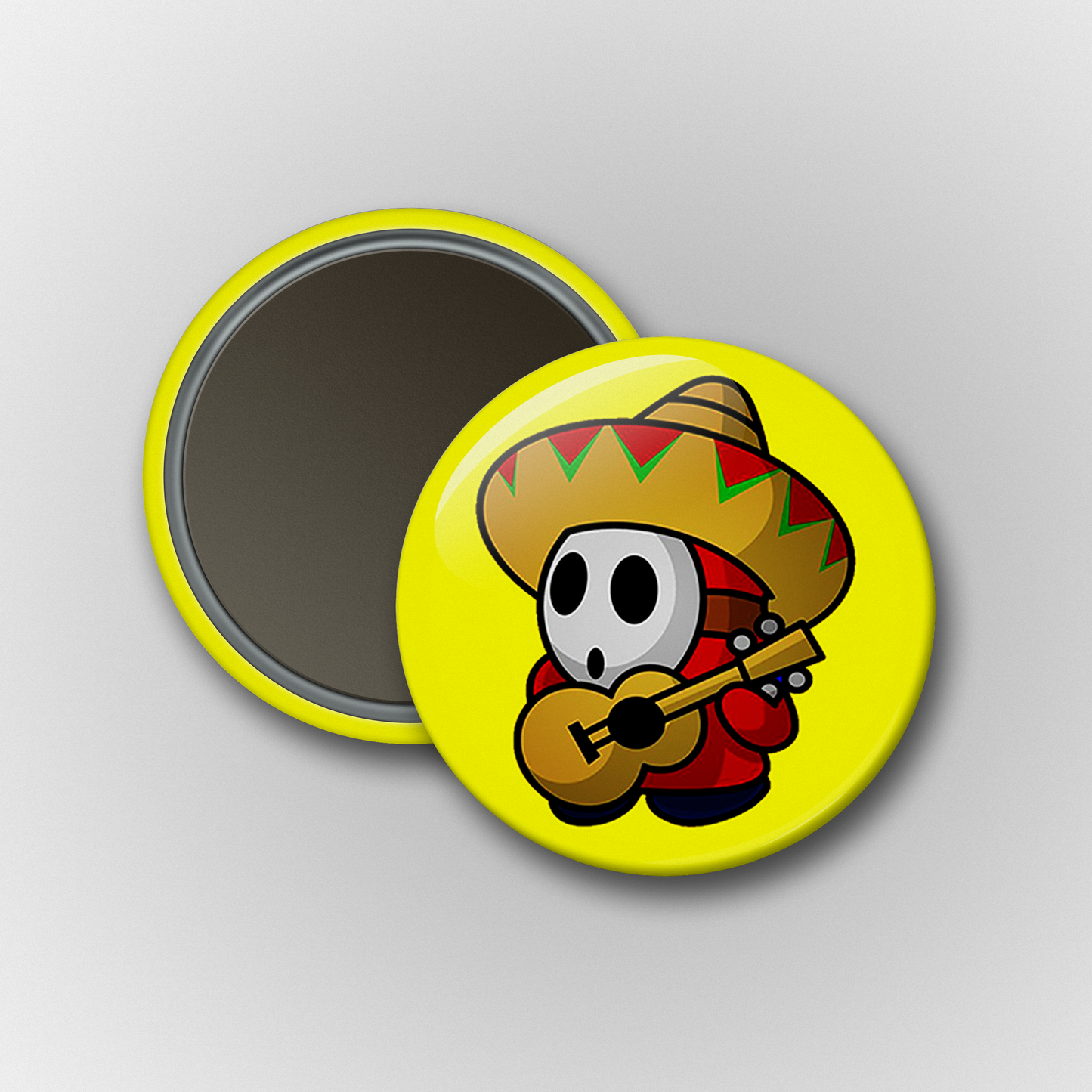 Mario: Shy Guy Sombrero Pin/ Magnet