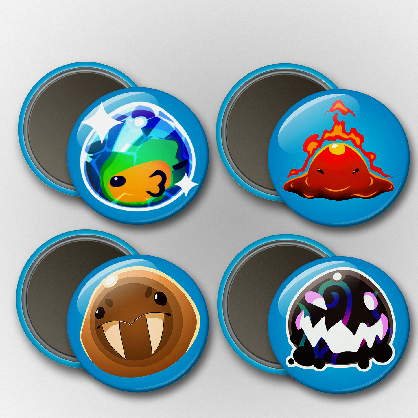 Slime Rancher: Set 4 Pins & Magnets Set