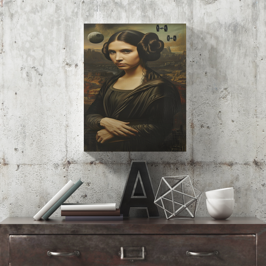 Mona Leia Modern Canvas Painting