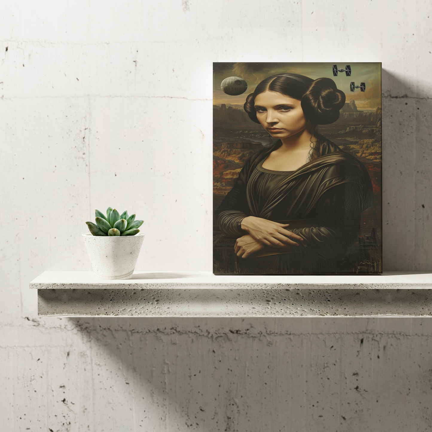 Mona Leia Modern Canvas Painting