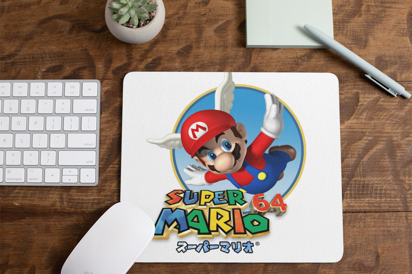 Mario 64 Japan Cover Mouse Pad