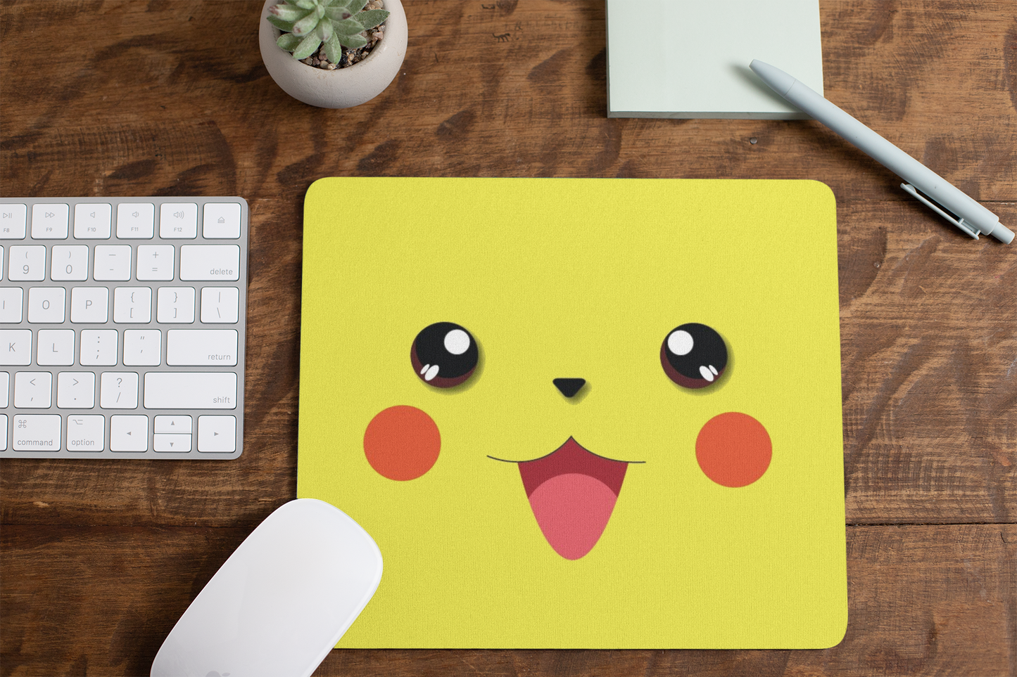 Pikachu Face Mouse Pad