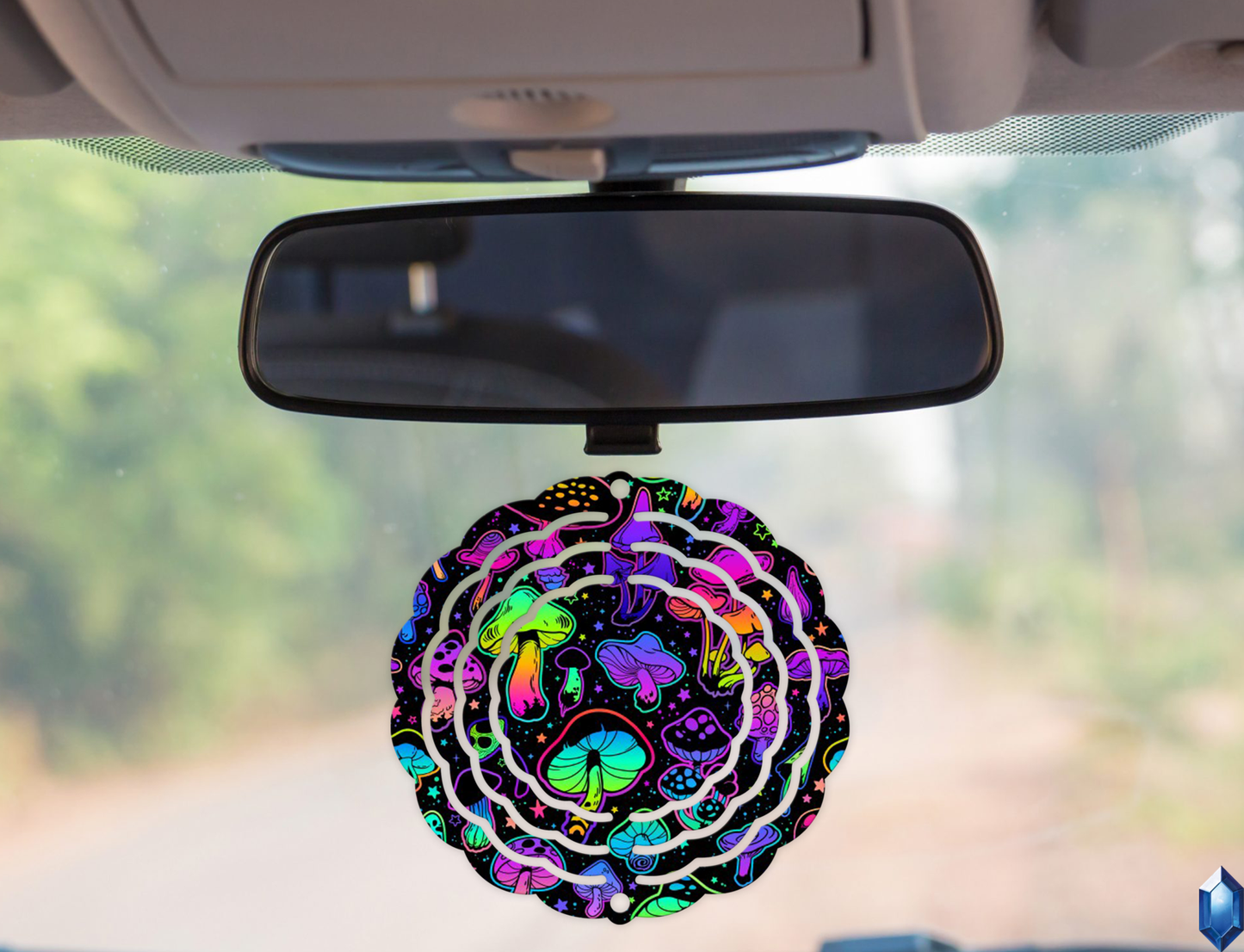 Mushroom Collage Wind Spinner