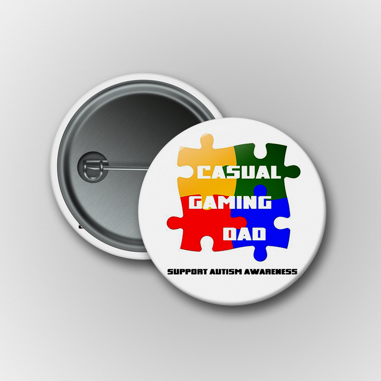 Casual Gaming Dad Pin/ Magnet