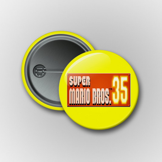 Mario 35 Logo Pin/ Magnet