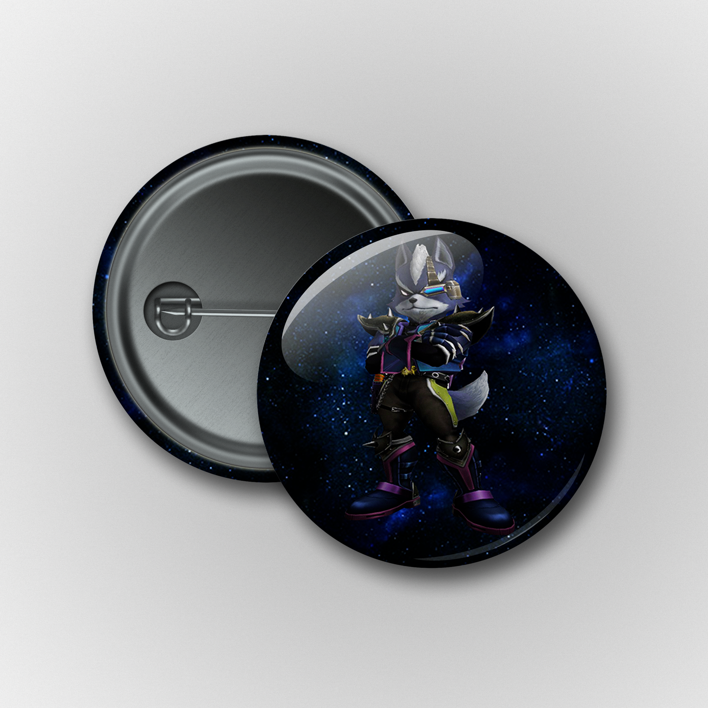 Star Fox: Wolf O'Donnell Pin/ Magnet