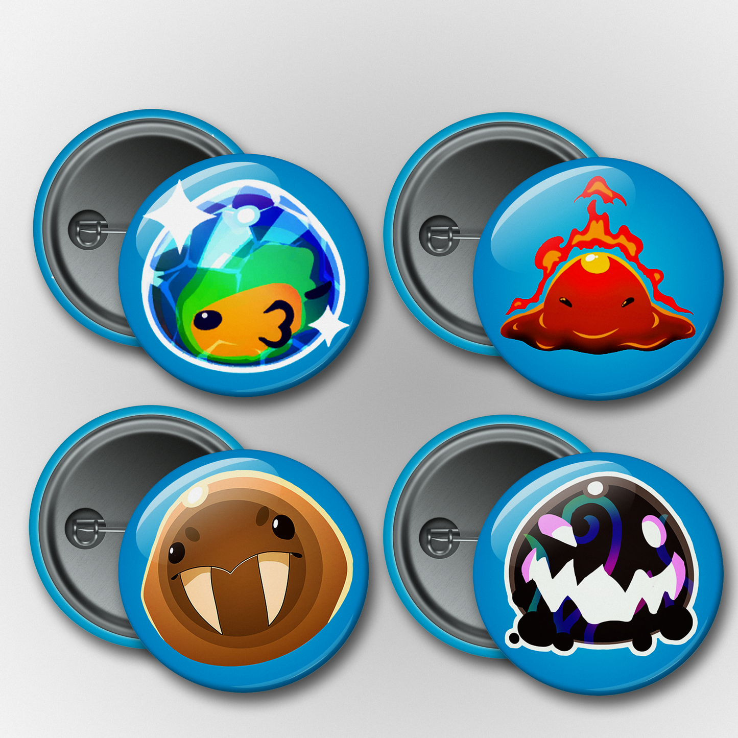 Slime Rancher: Set 4 Pins & Magnets Set