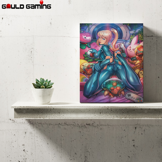 Sexy Samus Canvas Painting