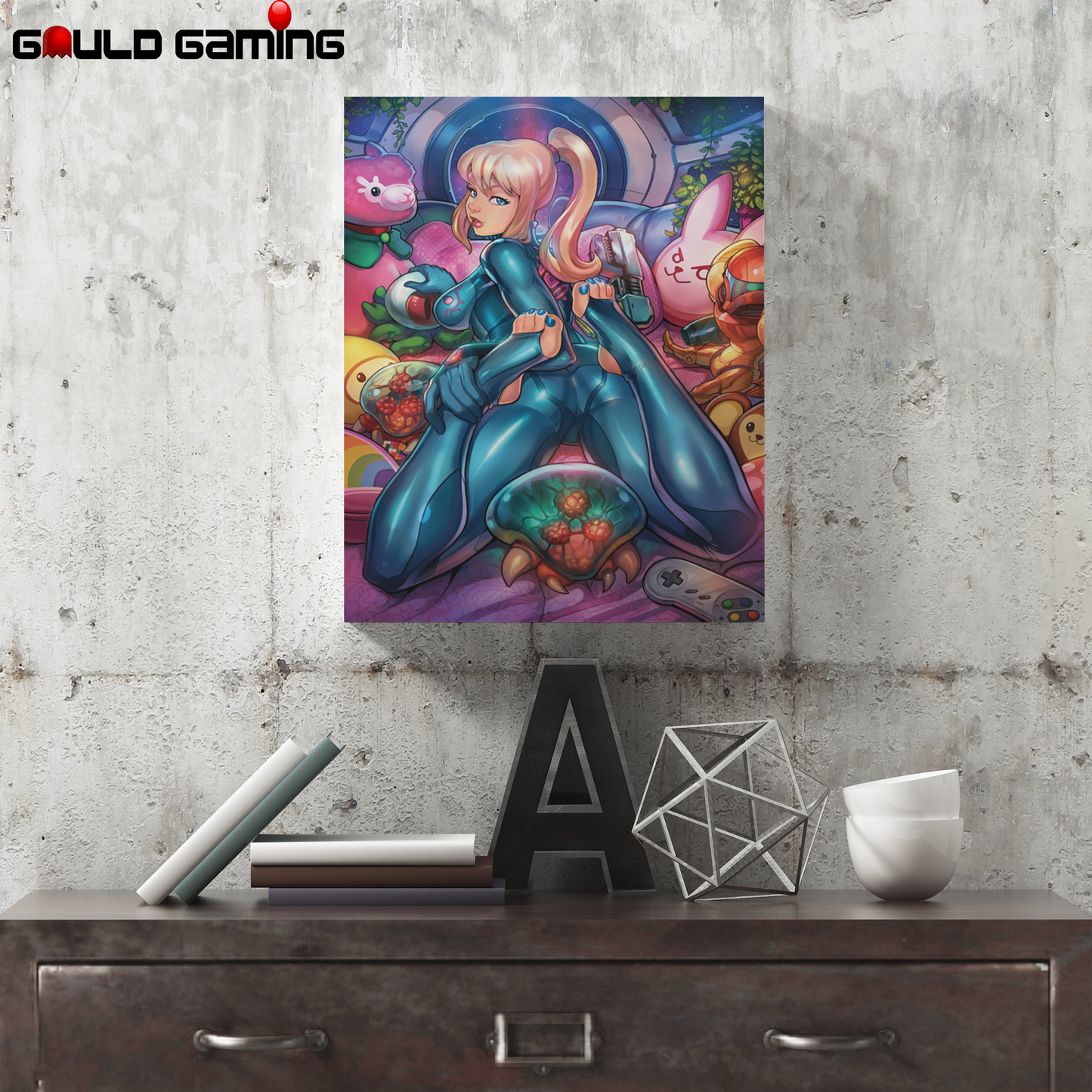 Sexy Samus Canvas Painting