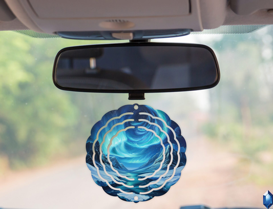 Winter Aurora Wind Spinner